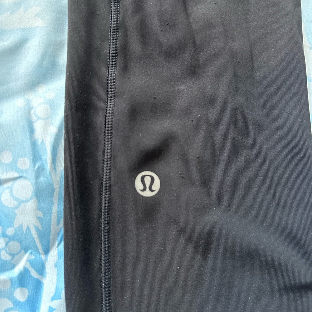 High Rise Black Lululemon Leggings Size 2